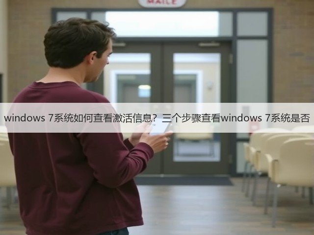 windows 7系统如何查看激活信息？三个步骤查看windows 7系统是否(图1)