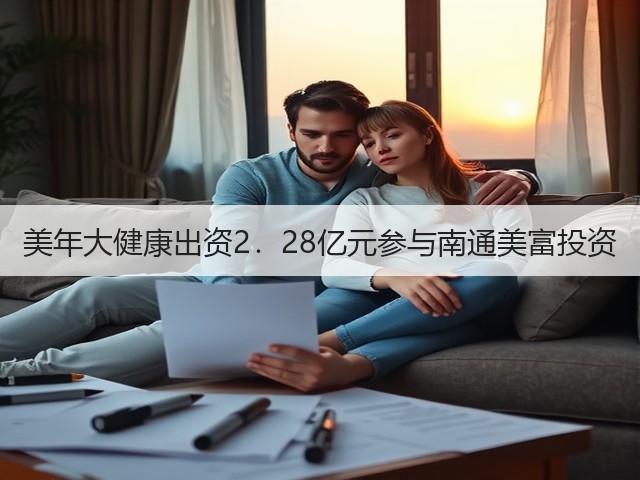 美年大健康出资2.28亿元参与南通美富投资(图1) 美年大健康出资2.28亿元参与南通美富投资(图1)