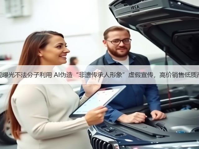 央视曝光不法分子利用 AI伪造“非遗传承人形象”虚假宣传,高价销售低质产品(图1) 央视曝光不法分子利用 AI伪造“非遗传承人形象”虚假宣传,高价销售低质产品(图1)