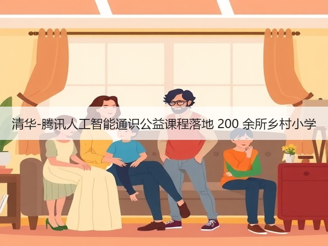 清华-腾讯人工智能通识公益课程落地 200 余所乡村小学(图3)