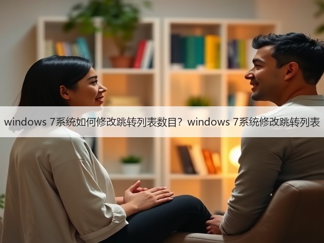 windows 7系统如何修改跳转列表数目？windows 7系统修改跳转列表(图3)