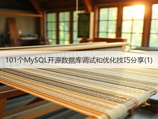 101个MySQL开源数据库调试和优化技巧分享(1)(图1)