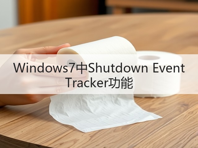 Windows7中Shutdown Event Tracker功能(图1)