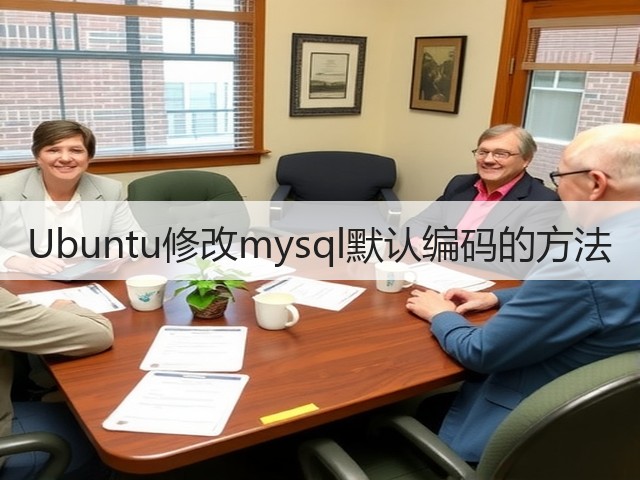 Ubuntu修改mysql默认编码的方法(图3)