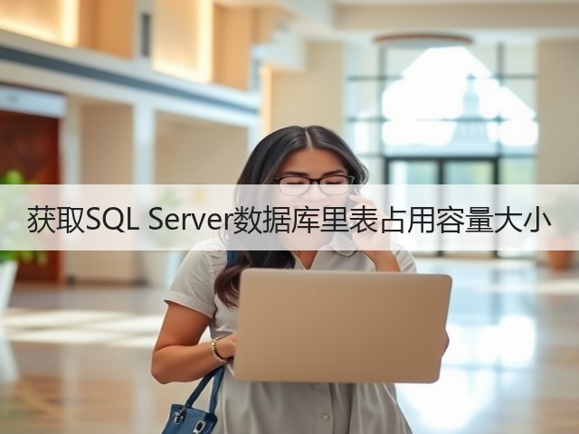 获取SQL Server数据库里表占用容量大小(图2) 获取SQL Server数据库里表占用容量大小(图2)