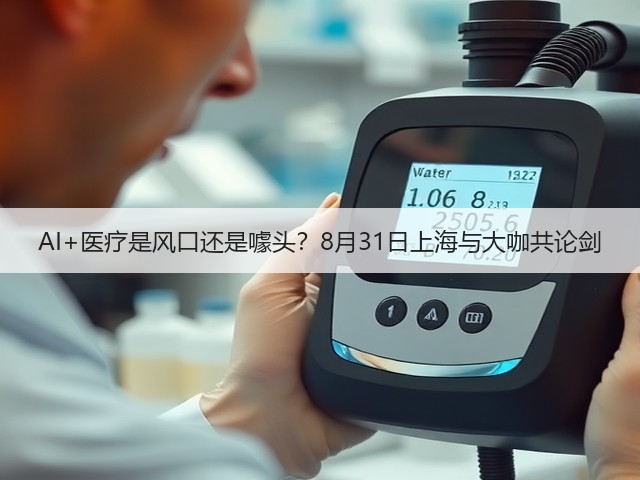 AI+医疗是风口还是噱头?8月31日上海与大咖共论剑(图2) AI+医疗是风口还是噱头?8月31日上海与大咖共论剑(图2)