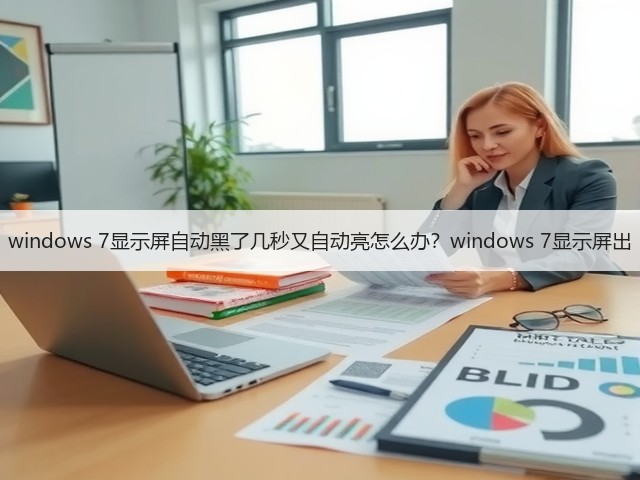 windows 7显示屏自动黑了几秒又自动亮怎么办？windows 7显示屏出(图1)