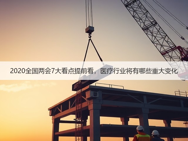 2020全国两会7大看点提前看,医疗行业将有哪些重大变化(图2) 2020全国两会7大看点提前看,医疗行业将有哪些重大变化(图2)
