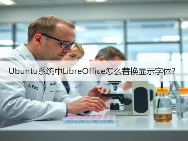 Ubuntu系统中LibreOffice怎么替换显示字体?(图2) Ubuntu系统中LibreOffice怎么替换显示字体?(图2)