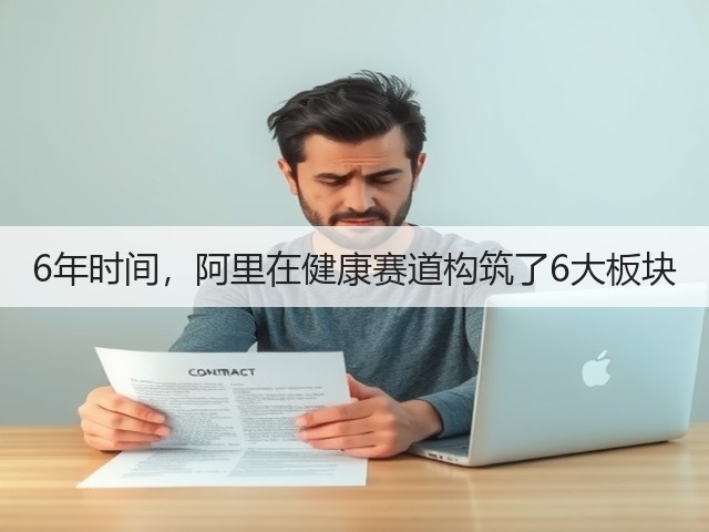 6年时间，阿里在健康赛道构筑了6大板块(图1)