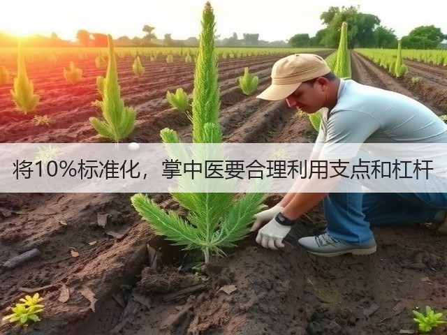 将10%标准化,掌中医要合理利用支点和杠杆(图2) 将10%标准化,掌中医要合理利用支点和杠杆(图2)