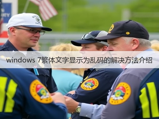 windows 7繁体文字显示为乱码的解决方法介绍(图3) windows 7繁体文字显示为乱码的解决方法介绍(图3)