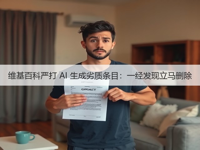 维基百科严打 AI 生成劣质条目:一经发现立马删除(图2) 维基百科严打 AI 生成劣质条目:一经发现立马删除(图2)