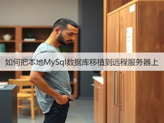 如何把本地MySql数据库移植到远程服务器上(图2)