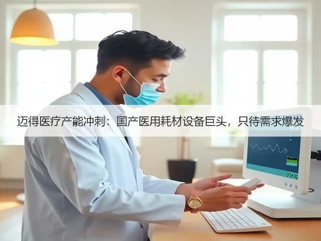 迈得医疗产能冲刺:国产医用耗材设备巨头,只待需求爆发(图1) 迈得医疗产能冲刺:国产医用耗材设备巨头,只待需求爆发(图1)