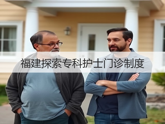 福建探索专科护士门诊制度(图2) 福建探索专科护士门诊制度(图2)