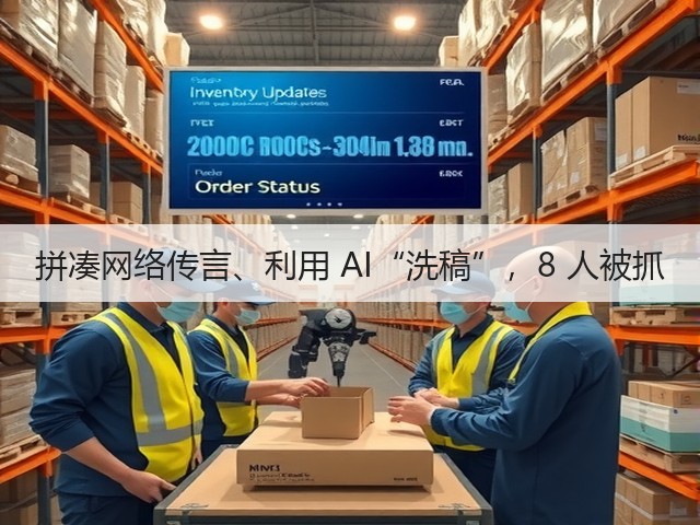 拼凑网络传言、利用 AI“洗稿”,8 人被抓(图3) 拼凑网络传言、利用 AI“洗稿”,8 人被抓(图3)