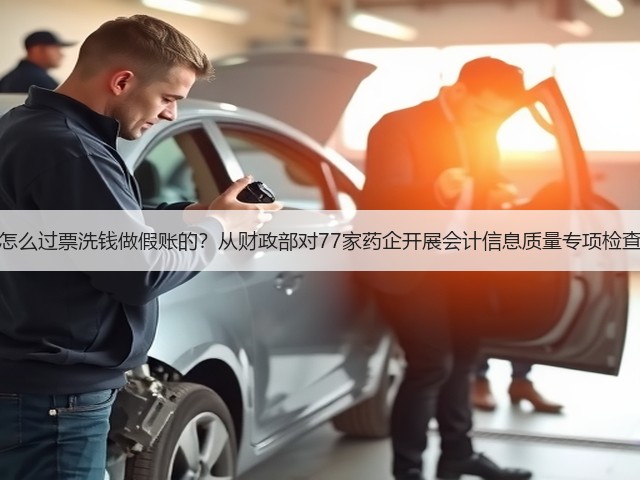 药企是怎么过票洗钱做假账的？从财政部对77家药企开展会计信息质量专项检查说起！(图1)