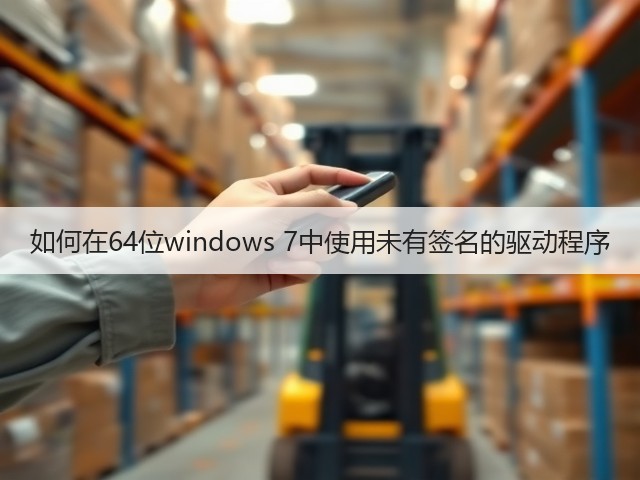 如何在64位windows 7中使用未有签名的驱动程序(图1) 如何在64位windows 7中使用未有签名的驱动程序(图1)