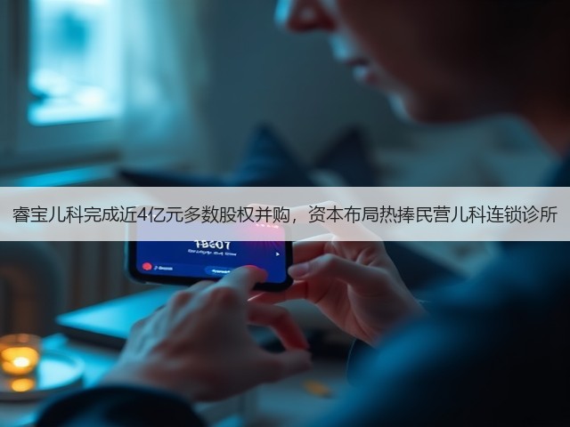 睿宝儿科完成近4亿元多数股权并购,资本布局热捧民营儿科连锁诊所(图2) 睿宝儿科完成近4亿元多数股权并购,资本布局热捧民营儿科连锁诊所(图2)