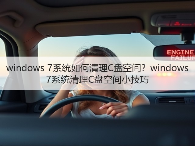 windows 7系统如何清理C盘空间?windows 7系统清理C盘空间小技巧(图1) windows 7系统如何清理C盘空间?windows 7系统清理C盘空间小技巧(图1)