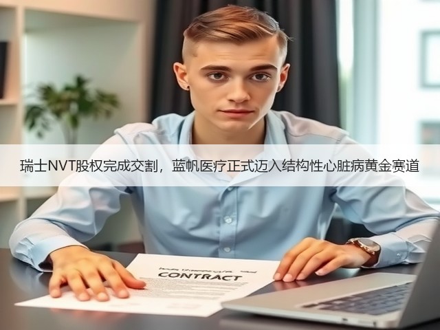 瑞士NVT股权完成交割,蓝帆医疗正式迈入结构性心脏病黄金赛道(图3) 瑞士NVT股权完成交割,蓝帆医疗正式迈入结构性心脏病黄金赛道(图3)