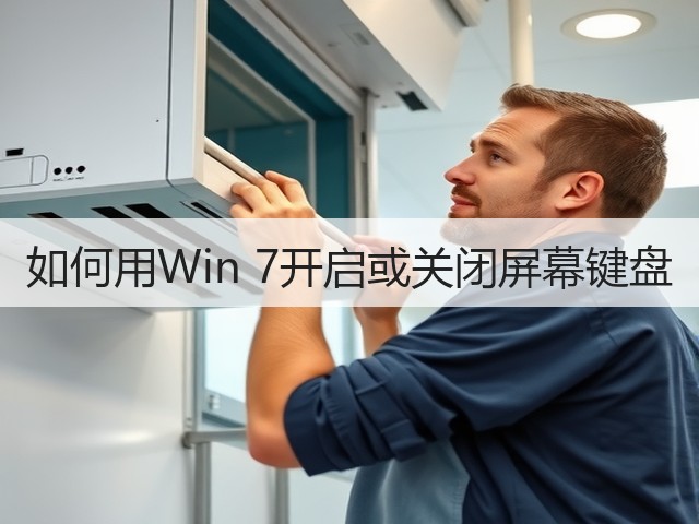 如何用Win 7开启或关闭屏幕键盘(图3)