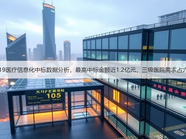 2019医疗信息化中标数据分析,最高中标金额近1.2亿元,三级医院需求占六成(图2) 2019医疗信息化中标数据分析,最高中标金额近1.2亿元,三级医院需求占六成(图2)