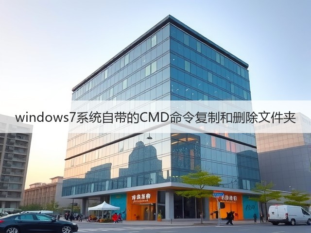 windows7系统自带的CMD命令复制和删除文件夹(图3) windows7系统自带的CMD命令复制和删除文件夹(图3)