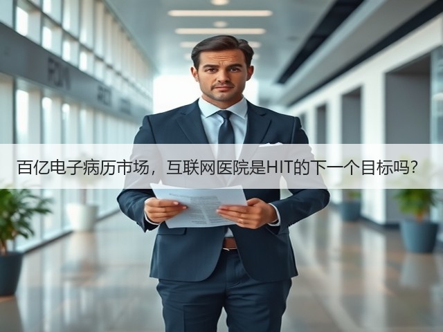 百亿电子病历市场,互联网医院是HIT的下一个目标吗?(图2) 百亿电子病历市场,互联网医院是HIT的下一个目标吗?(图2)