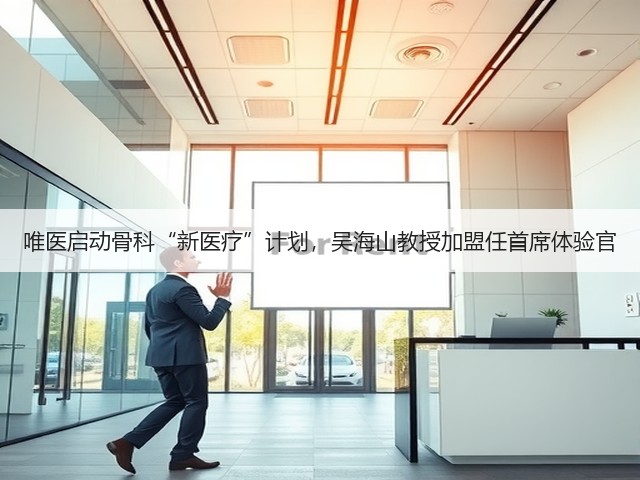 唯医启动骨科“新医疗”计划，吴海山教授加盟任首席体验官(图2)