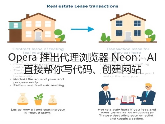 Opera 推出代理浏览器 Neon:AI 直接帮你写代码、创建网站(图1) Opera 推出代理浏览器 Neon:AI 直接帮你写代码、创建网站(图1)