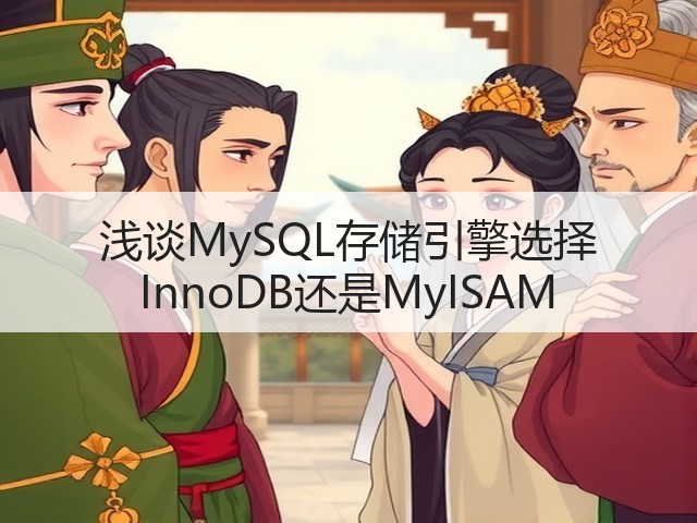 浅谈MySQL存储引擎选择 InnoDB还是MyISAM(图3) 浅谈MySQL存储引擎选择 InnoDB还是MyISAM(图3)