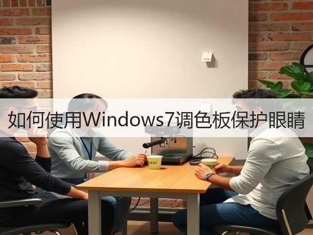 如何使用Windows7调色板保护眼睛(图1) 如何使用Windows7调色板保护眼睛(图1)