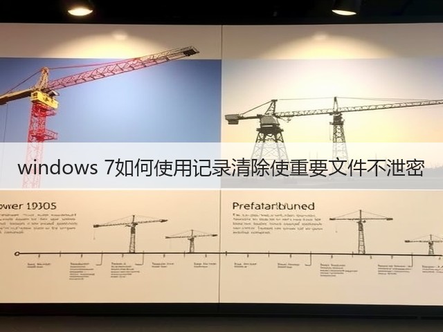 windows 7如何使用记录清除使重要文件不泄密(图2) windows 7如何使用记录清除使重要文件不泄密(图2)