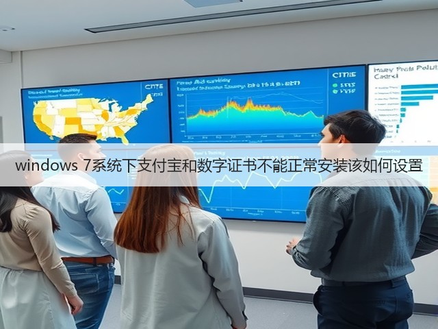windows 7系统下支付宝和数字证书不能正常安装该如何设置(图2)