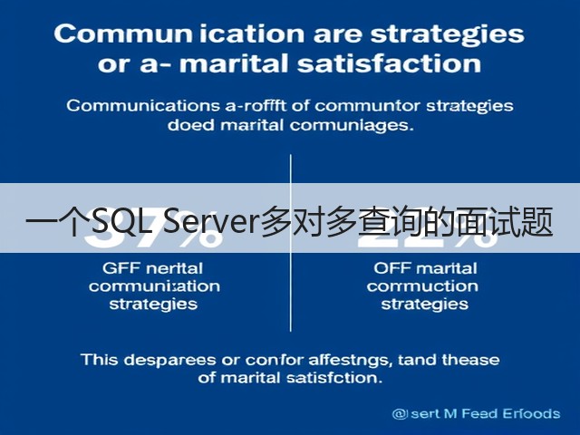 一个SQL Server多对多查询的面试题(图2)