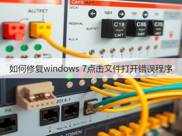 如何修复windows 7点击文件打开错误程序(图2) 如何修复windows 7点击文件打开错误程序(图2)