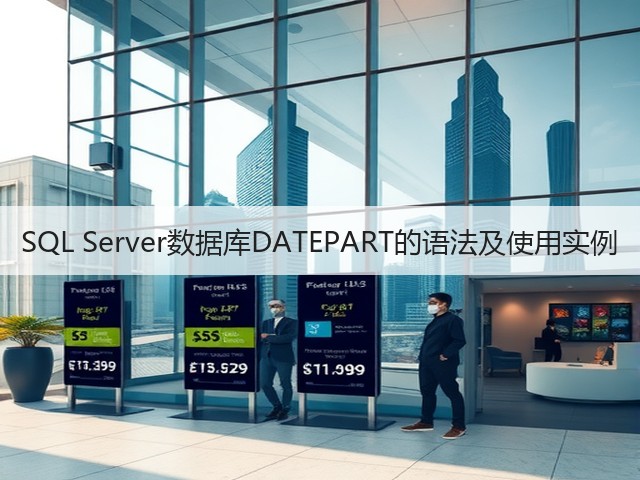 SQL Server数据库DATEPART的语法及使用实例(图1) SQL Server数据库DATEPART的语法及使用实例(图1)