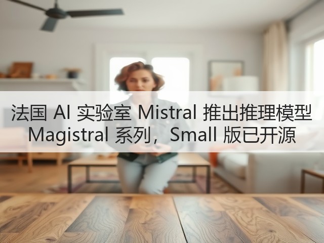 法国 AI 实验室 Mistral 推出推理模型 Magistral 系列,Small 版已开源(图2) 法国 AI 实验室 Mistral 推出推理模型 Magistral 系列,Small 版已开源(图2)