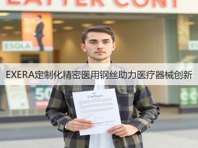 EXERA定制化精密医用钢丝助力医疗器械创新(图3) EXERA定制化精密医用钢丝助力医疗器械创新(图3)