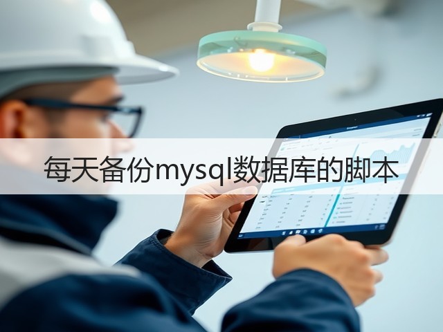 每天备份mysql数据库的脚本(图2) 每天备份mysql数据库的脚本(图2)