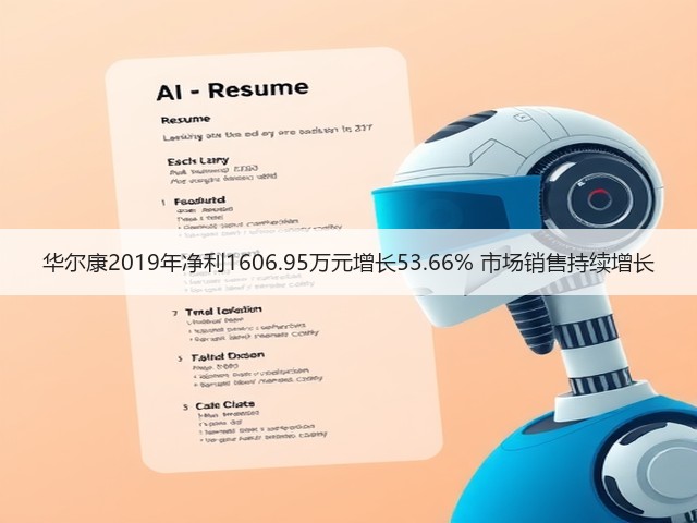 华尔康2019年净利1606.95万元增长53.66% 市场销售持续增长(图1) 华尔康2019年净利1606.95万元增长53.66% 市场销售持续增长(图1)