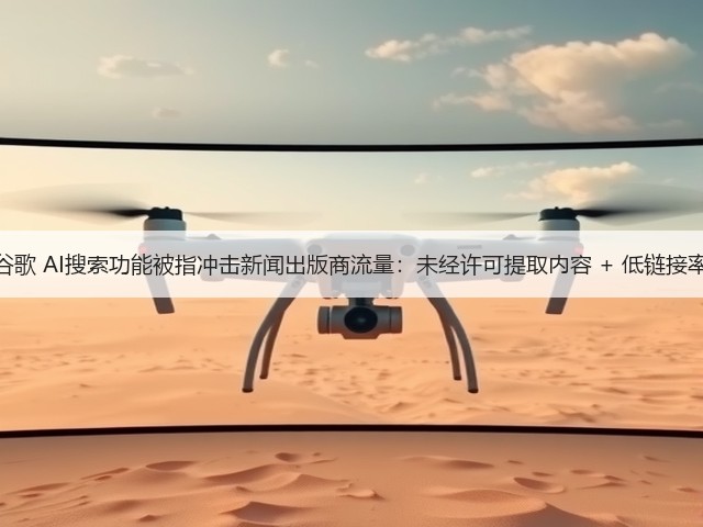 谷歌 AI搜索功能被指冲击新闻出版商流量：未经许可提取内容 + 低链接率(图2)