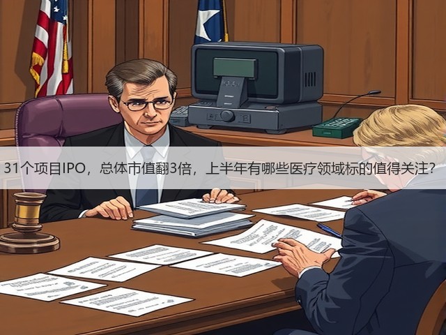 31个项目IPO，总体市值翻3倍，上半年有哪些医疗领域标的值得关注？(图2)