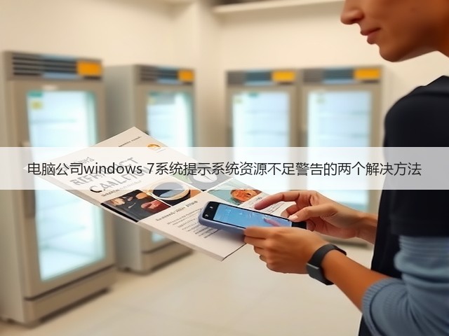 电脑公司windows 7系统提示系统资源不足警告的两个解决方法(图3) 电脑公司windows 7系统提示系统资源不足警告的两个解决方法(图3)