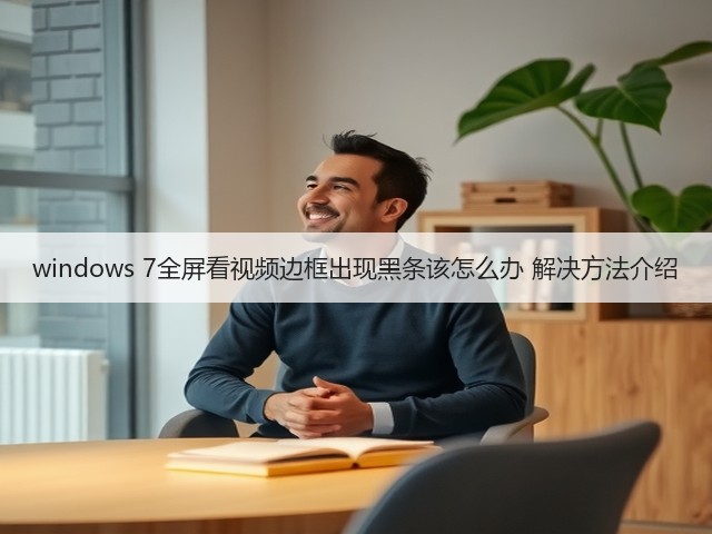 windows 7全屏看视频边框出现黑条该怎么办 解决方法介绍(图1) windows 7全屏看视频边框出现黑条该怎么办 解决方法介绍(图1)