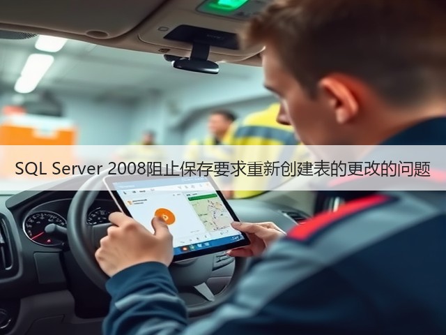 SQL Server 2008阻止保存要求重新创建表的更改的问题(图3)