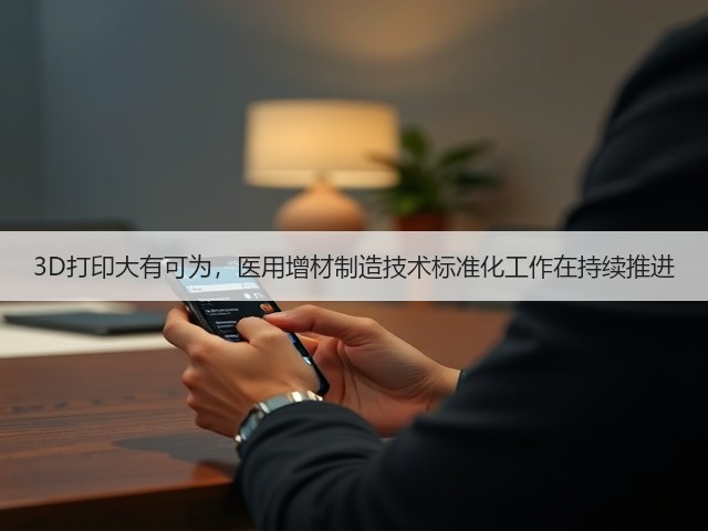 3D打印大有可为，医用增材制造技术标准化工作在持续推进(图1)