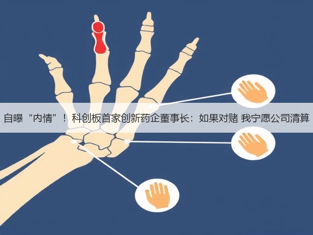 自曝“内情”！科创板首家创新药企董事长：如果对赌 我宁愿公司清算(图2)